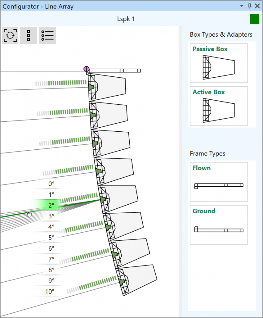 Line Arry Setup EASE 5 – 广州启音技术顾问有限公司